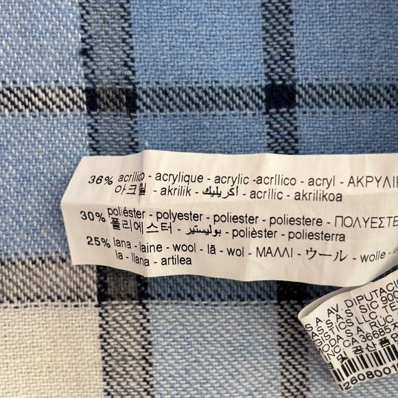 Zara Overshirt Shacket - Blue & White Plaid Size XS - Picture 10 of 10